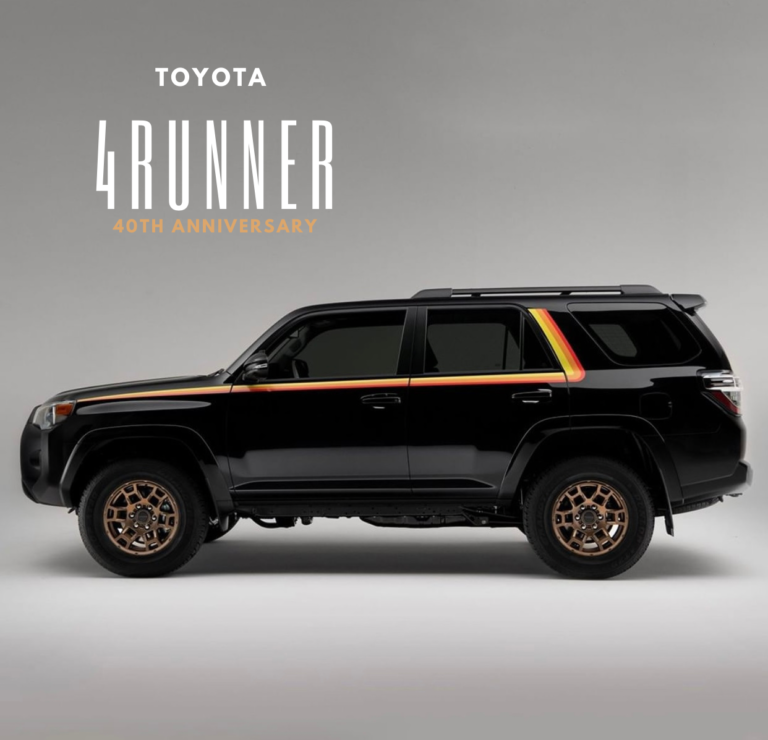 2023 Toyota 4Runner 40th Anniversary Edition with Rad Stripes 