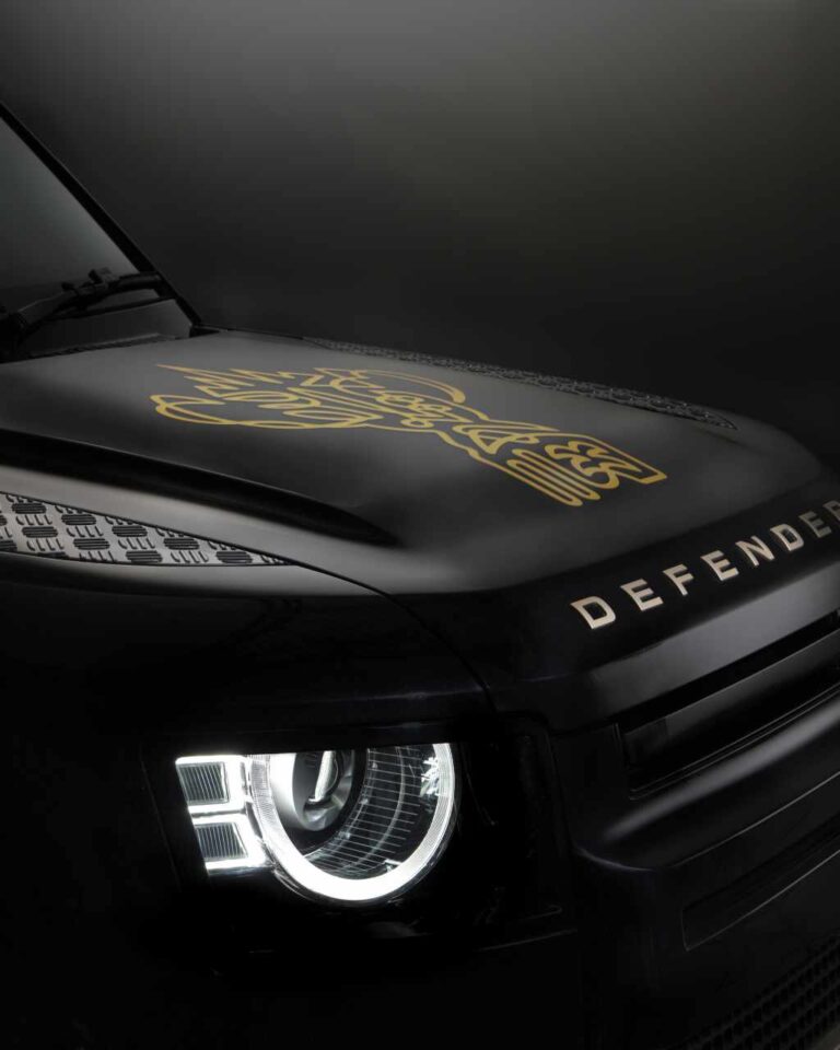 Defender Rugby World Cup 2023 Trophy Car 